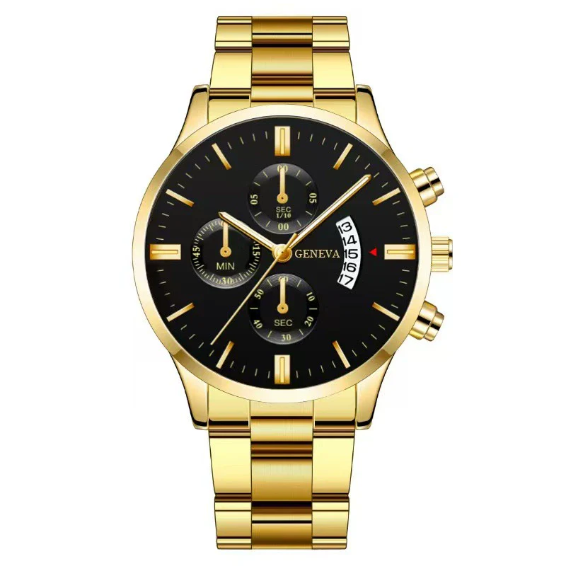 Men's Fashion Metal And Stainless Steel Band Quartz Watch With Round Dial - Image 27