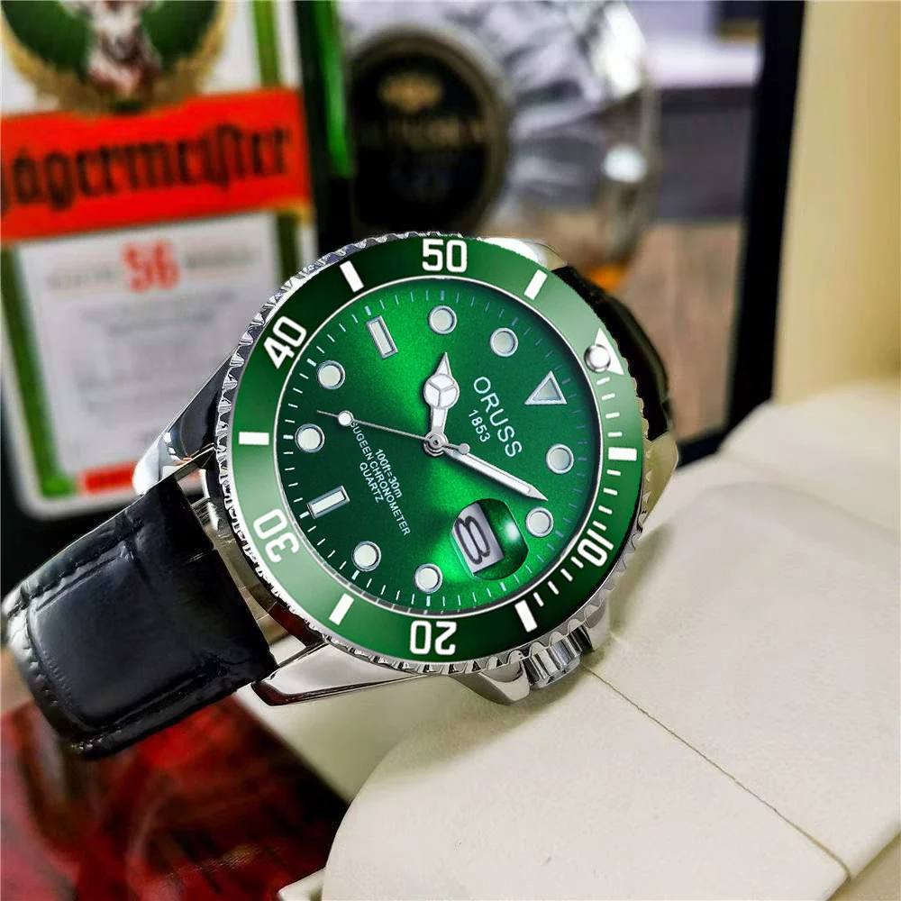 Men's Fashion Waterproof Luminous Watch Alloy Band Round Dial - Image 11