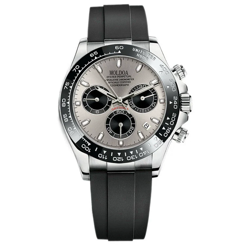 Men's Fully Automatic Hollow Mechanical Multifunctional Luminous Waterproof Watch Alloy Case Stainless Steel Strap Round Dial Business Style - Image 10