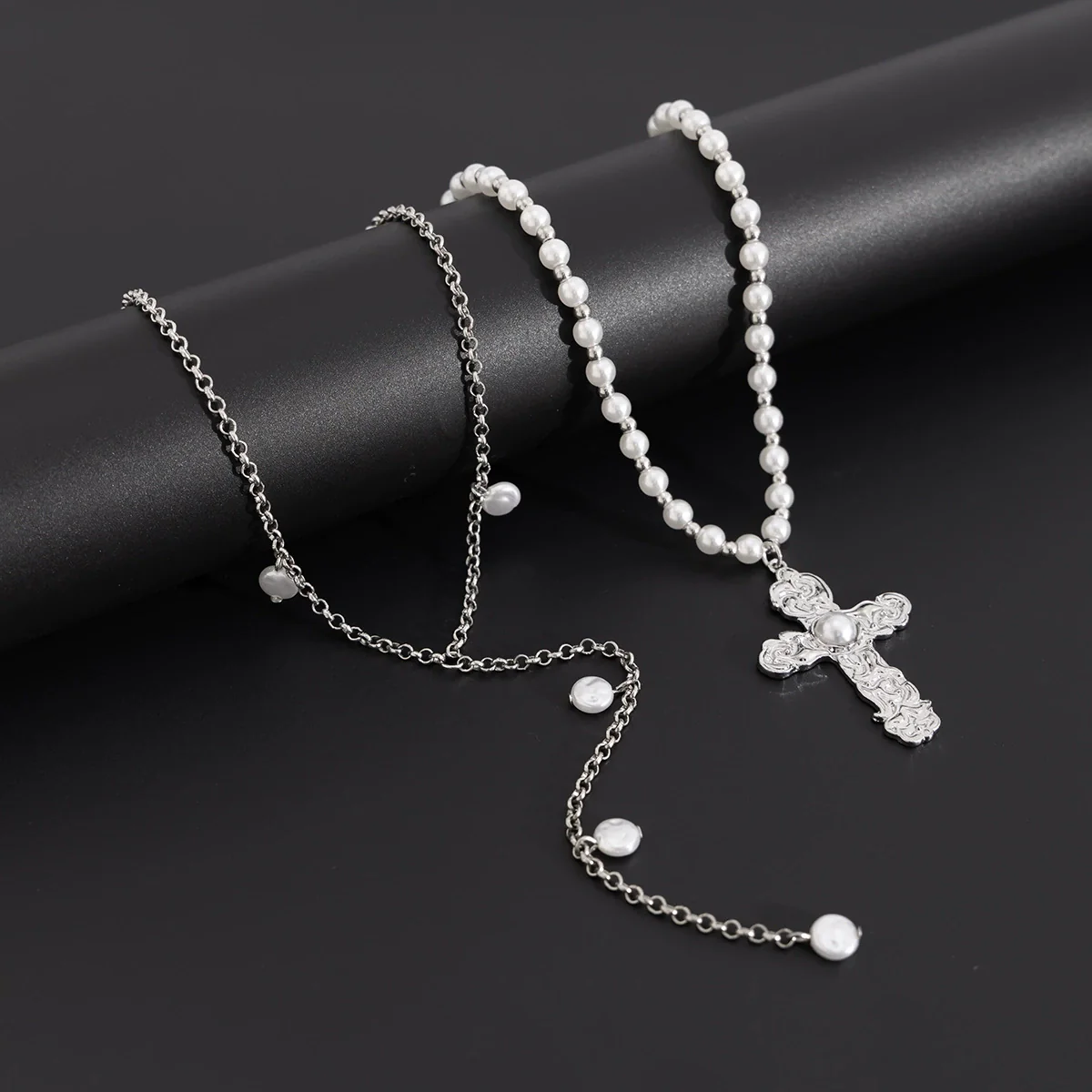 Men's Hip Hop Geometric Alloy Handmade Pendant Necklace - Image 4