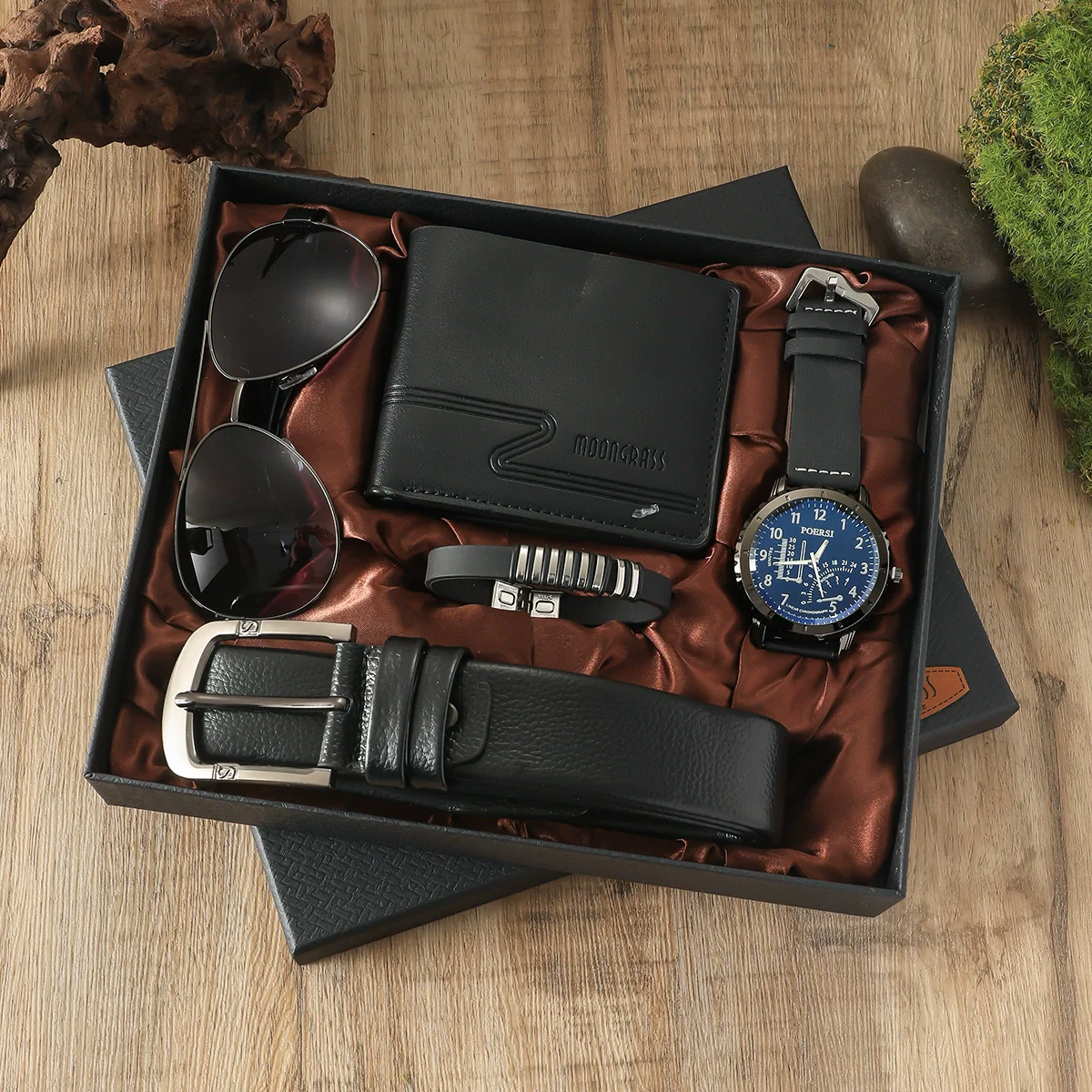 Men's Leisure Alloy Case Pu Strap Round Dial Quartz Watch - Image 5