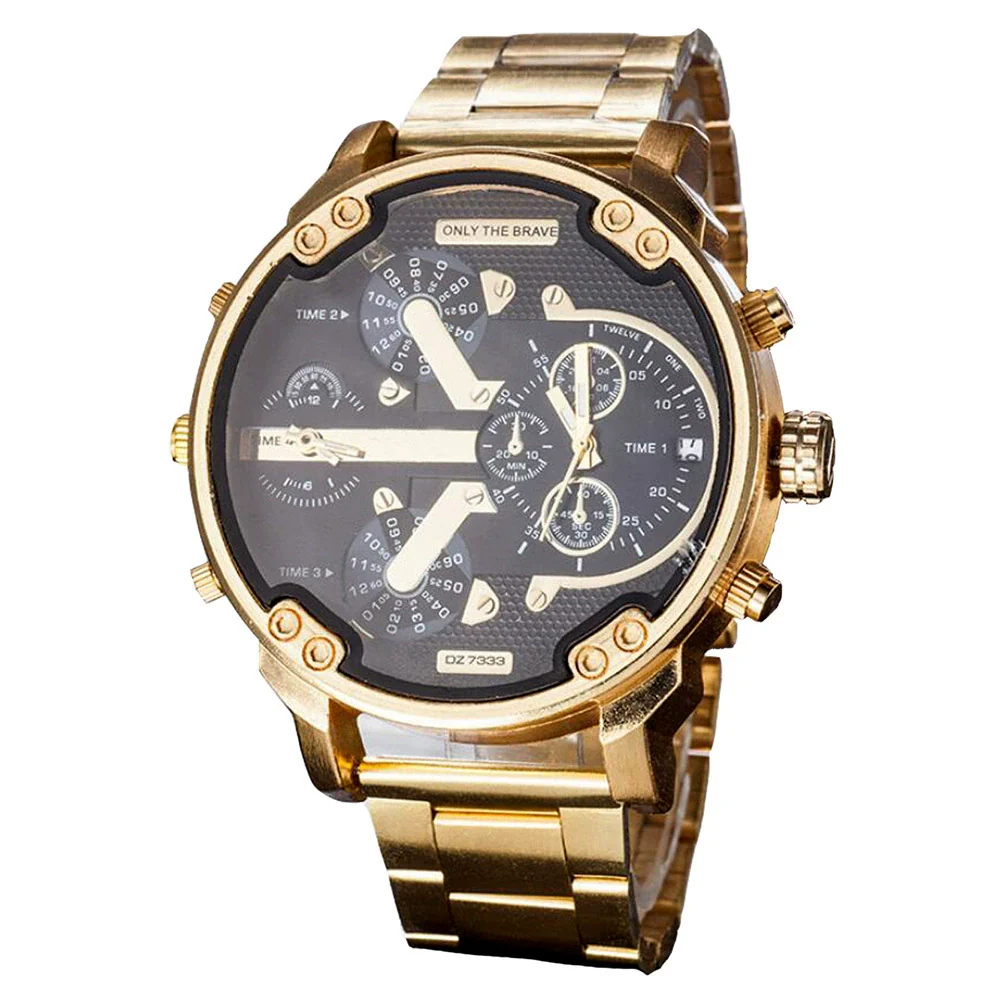 Men's Leisure Stainless Steel And Alloy Quartz Round Dial Watch - Image 6