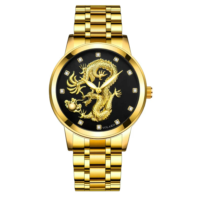 Men's Metal Band Quartz Watch Round Dial Waterproof Fashion Style - Image 3