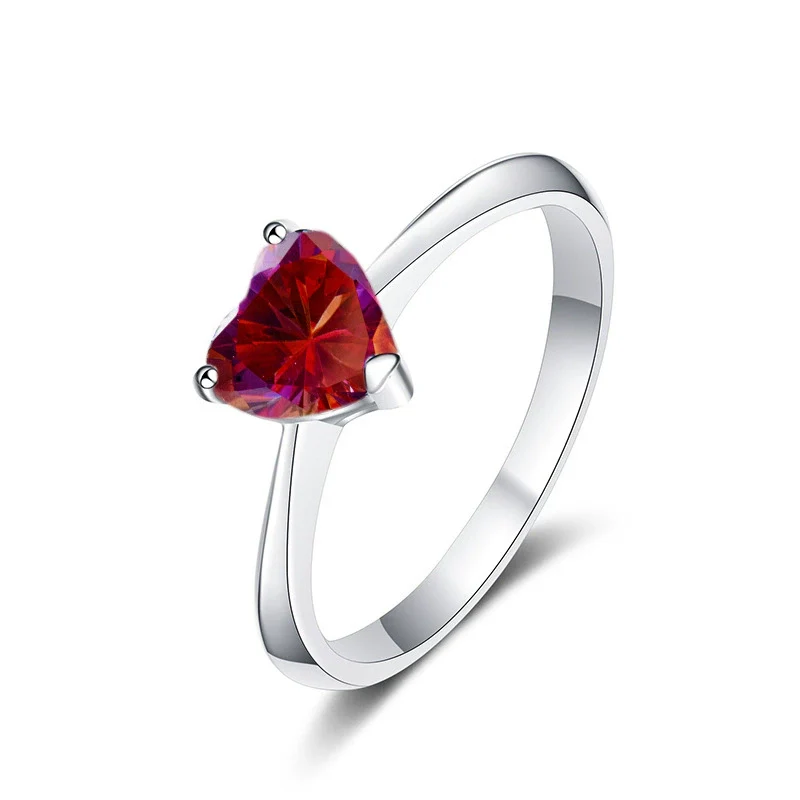 Men's Moissanite Sterling Silver Ring With Round Shape - Image 14