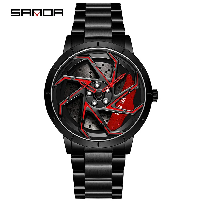 Men's Quartz Watch Alloy Case Mineral Strengthened Glass Mirror Steel Belt Round Dial Business Style - Image 6