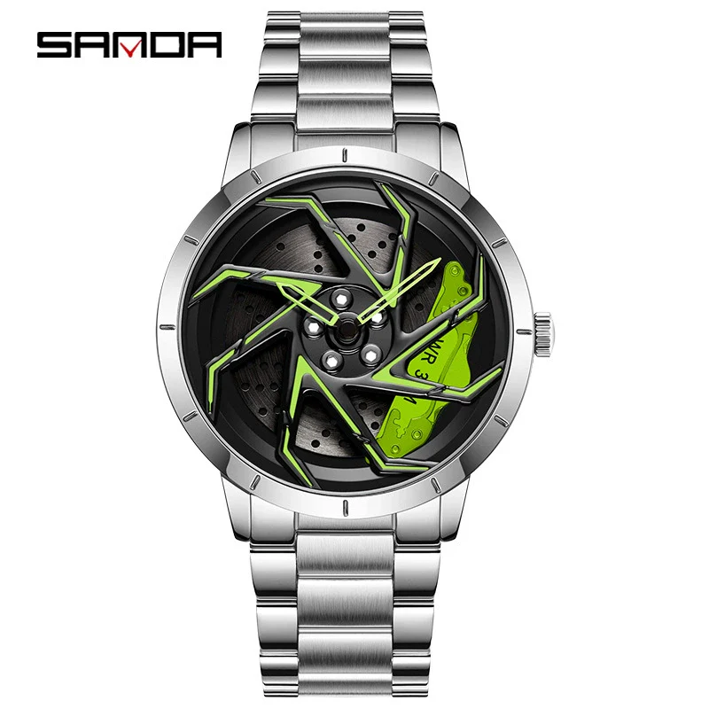 Men's Quartz Watch Alloy Case Mineral Strengthened Glass Mirror Steel Belt Round Dial Business Style - Image 8