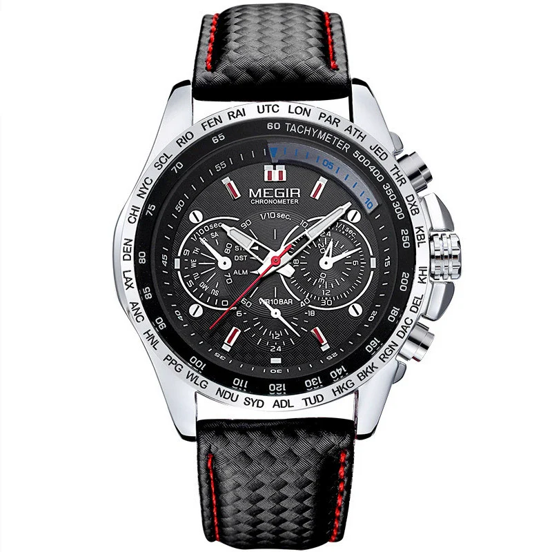 Men's Sports Watch Alloy High Belt Belt Round Dial - Image 7
