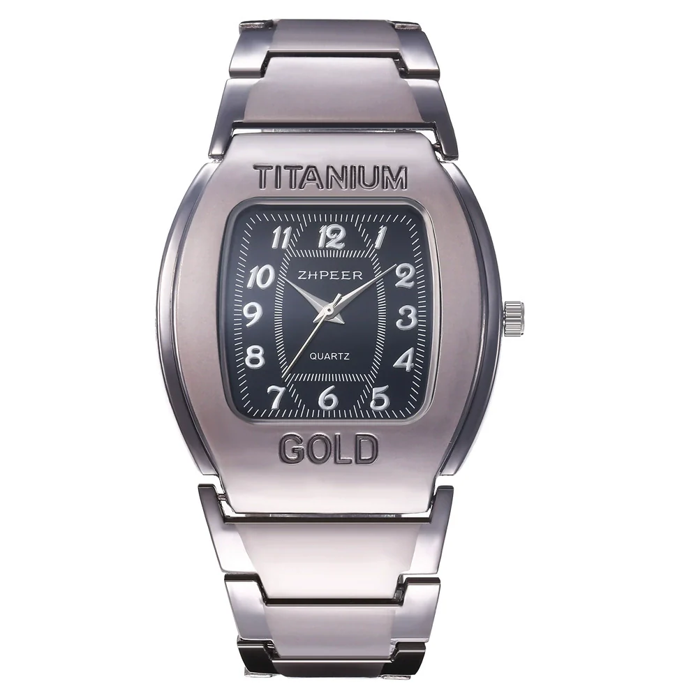 Men's Square Alloy Quartz Watch For Business And Leisure - Image 6