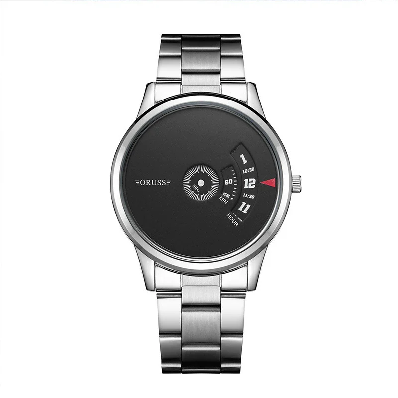 Men's Stainless Steel Mesh Belt Automatic Movement Round Dial Waterproof Leisure Watch - Image 10