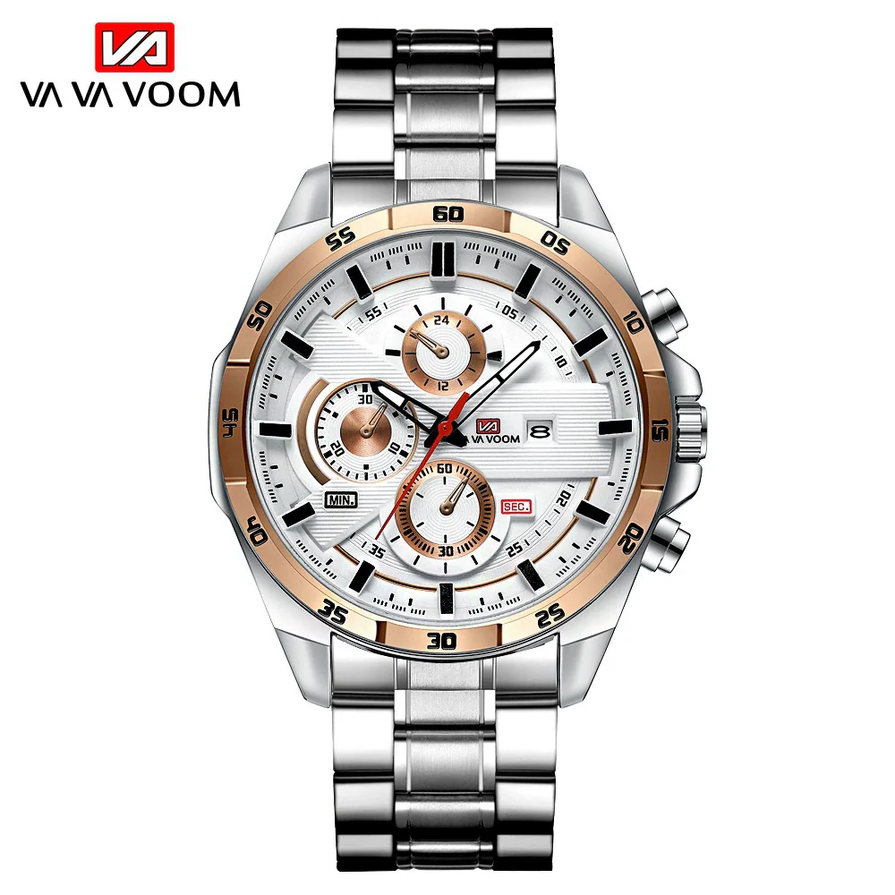 Men's Waterproof Outdoor Sports Casual Watch With Microfiber Strap And Round Dial - Image 14