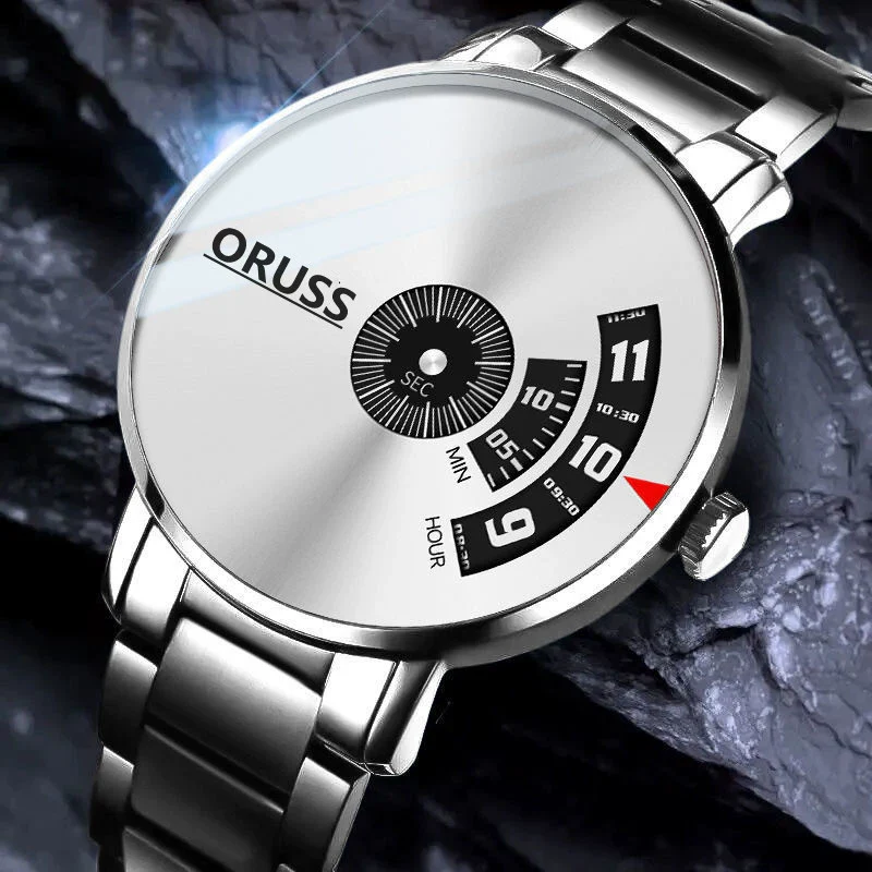 Men's Waterproof Watches Automatic Movement Leisure Style Round Dial Steel Case Mineral Strengthened Glass Mirror - Image 14