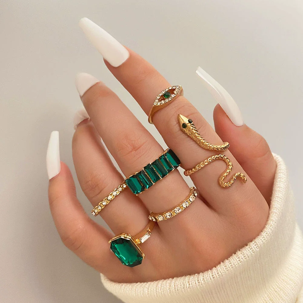 Metal Animal Butterfly Opening Stacked Joint Ring Electroplated Unisex - Image 7