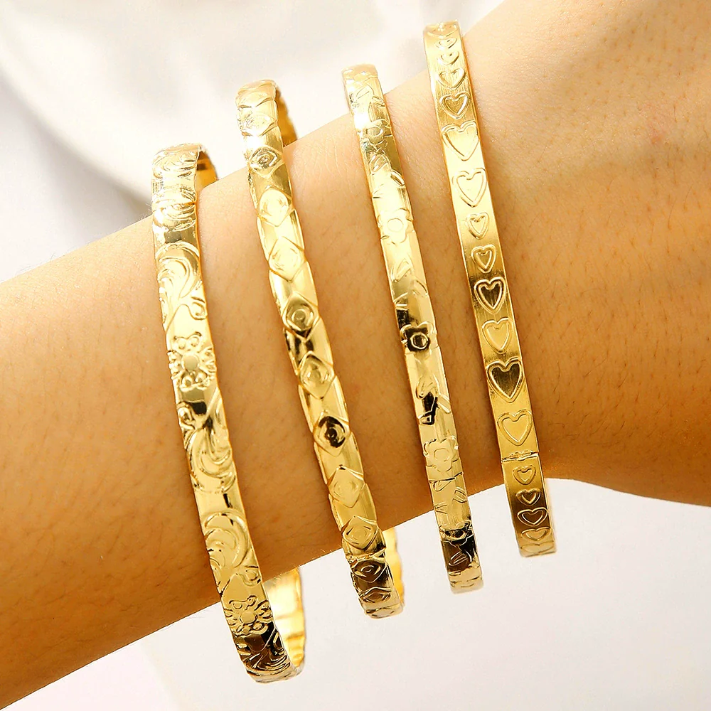 Metal Bohemian Retro Exaggerated Mix And Match Hollow Love Geometric Iron Electroplated Bracelet Jewelry - Image 50