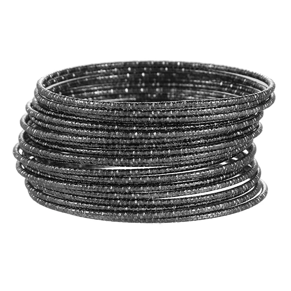 Metal Bohemian Retro Exaggerated Mix And Match Hollow Love Geometric Iron Electroplated Bracelet Jewelry - Image 57