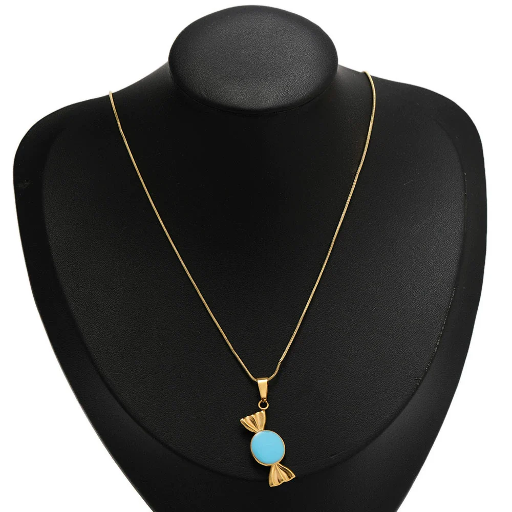 Metal Candyshaped Oildrip Pendant Jewelry Accessory - Image 3