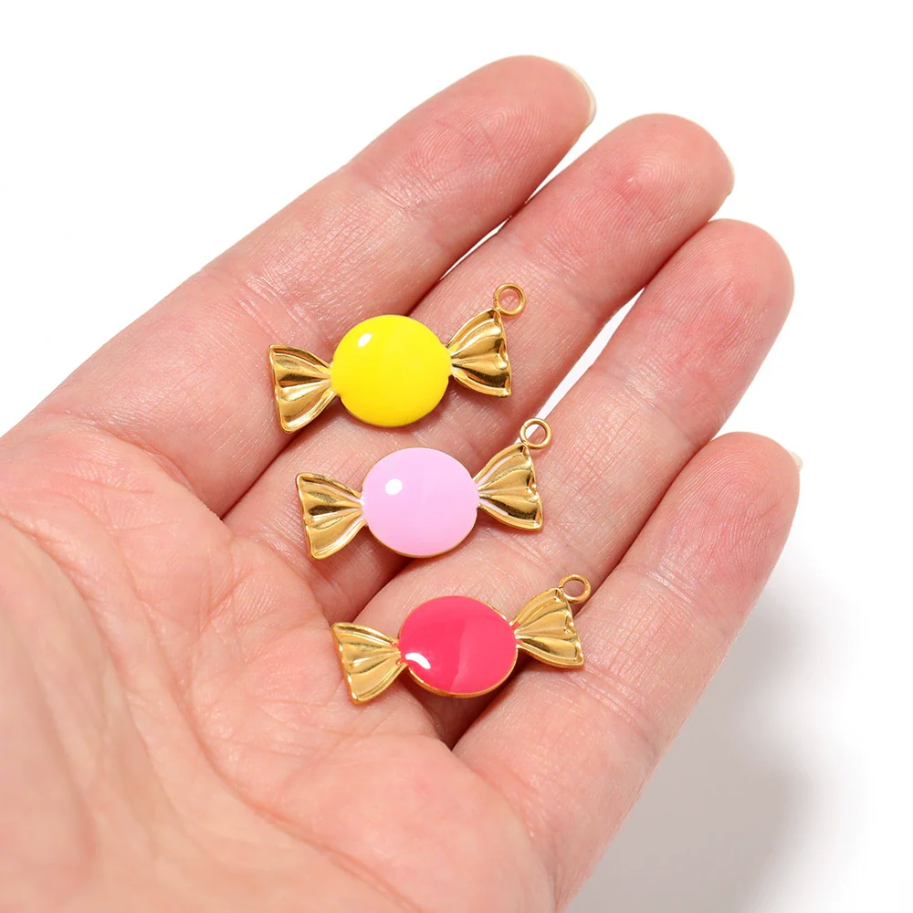 Metal Candyshaped Oildrip Pendant Jewelry Accessory - Image 5