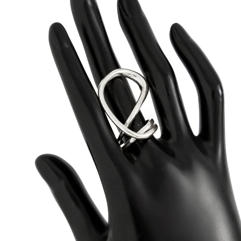 Metal Exaggerated Geometric Heavy Industry Design Smooth Bracelet With Electroplating Treatment - Image 24