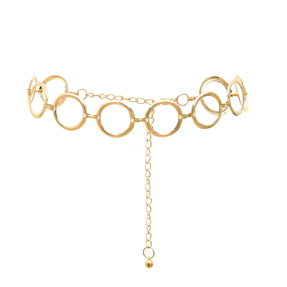 Metal Geometric Round Body And Waist Chain - Image 3