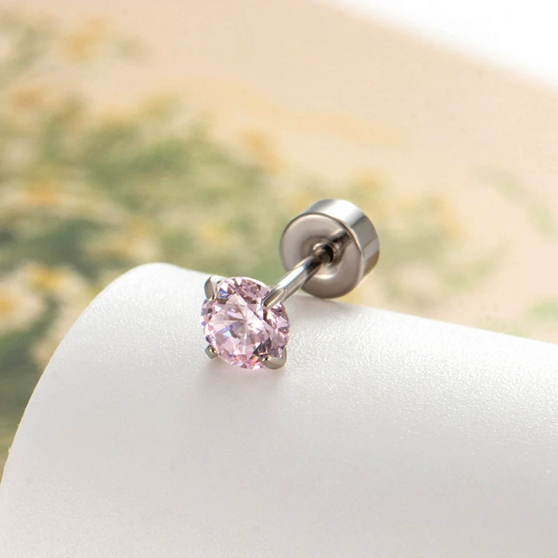Metal Geometric Zircon Earrings With Eight Heart And Eight Arrows And Fashion Style - Image 5