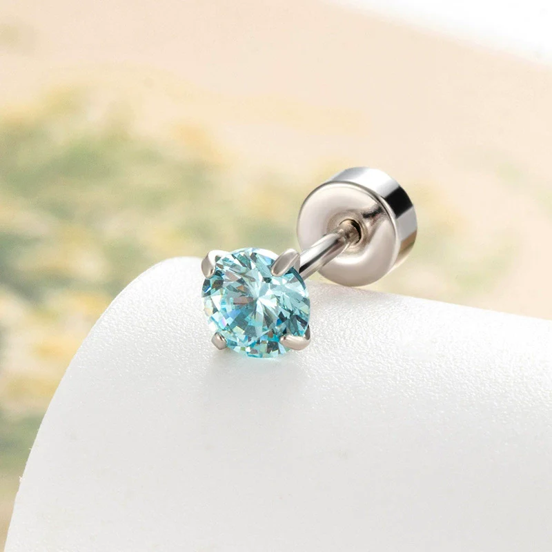 Metal Geometric Zircon Earrings With Eight Heart And Eight Arrows And Fashion Style - Image 8