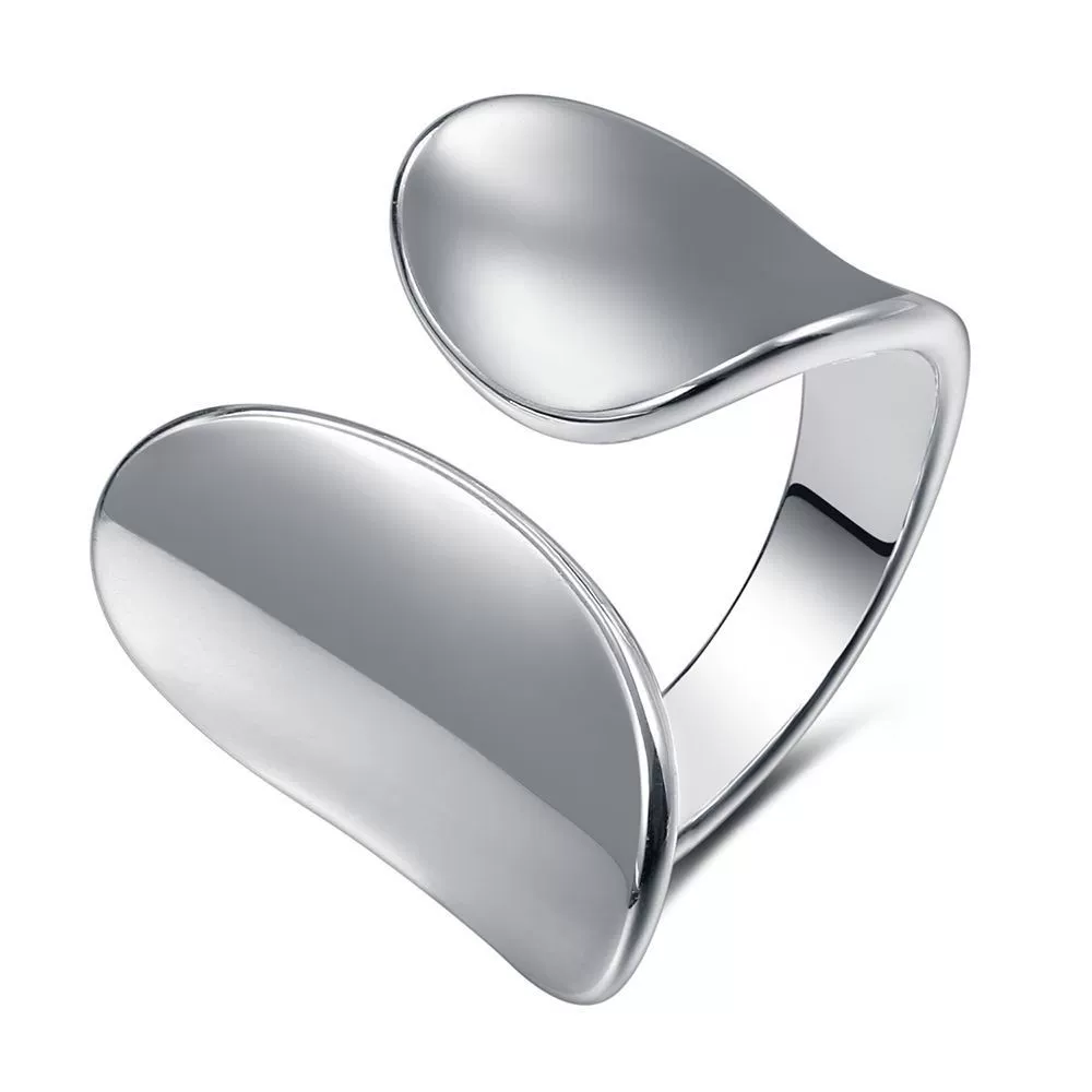 Metal Jewelry Open Couple Ring Punk Retro Style Heart Shape Alloy Electroplated - Image 14
