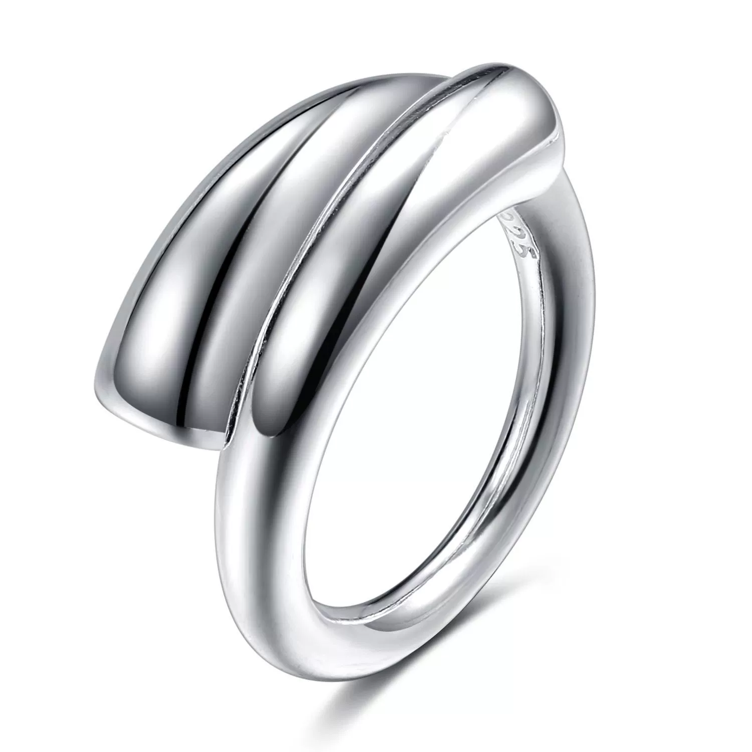 Metal Jewelry Open Couple Ring Punk Retro Style Heart Shape Alloy Electroplated - Image 17