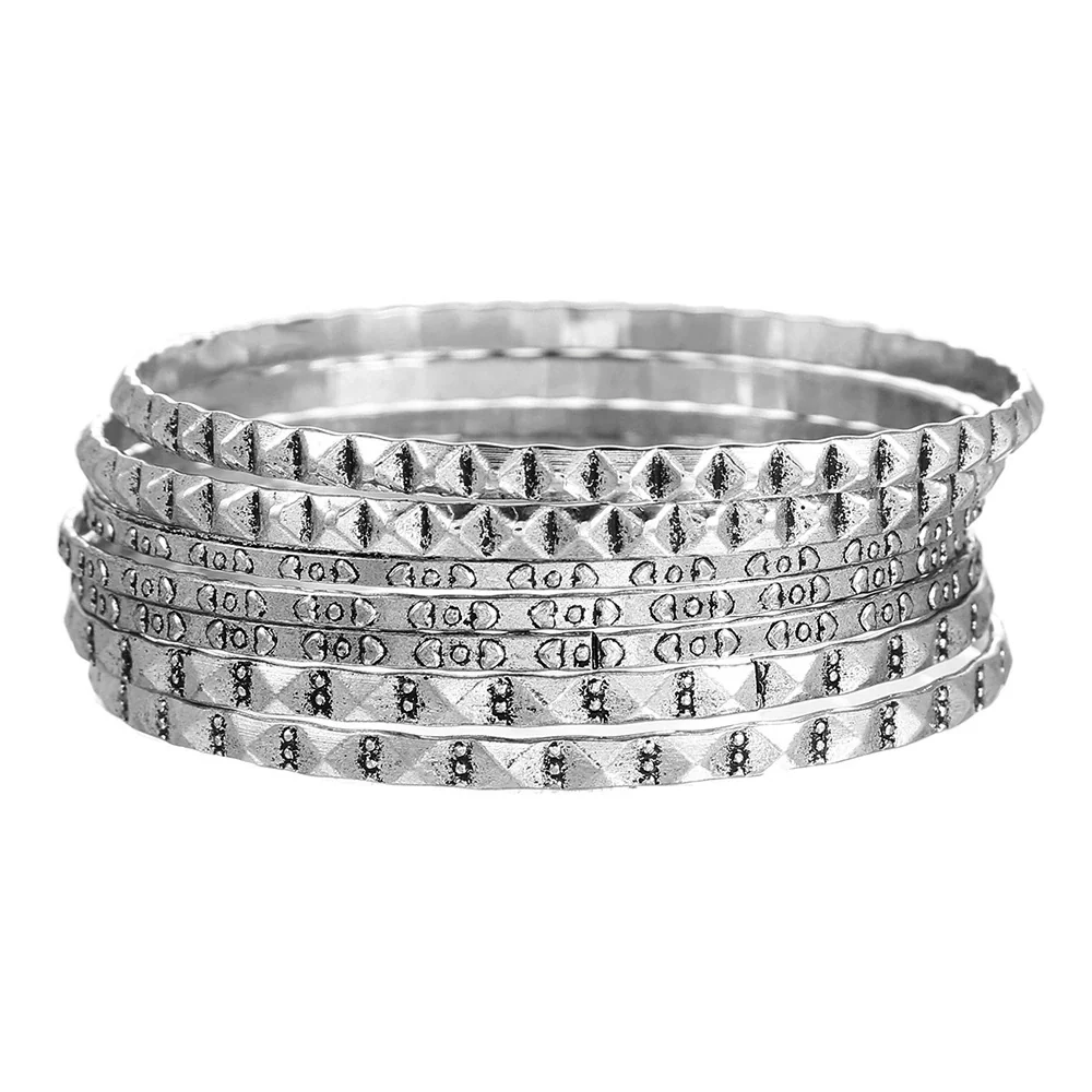 Metal Open Bracelet Iron Alloy Geometric Electroplated For Women And Unisex - Image 51