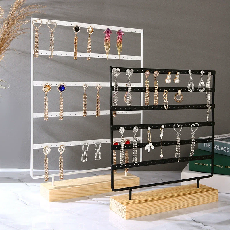 Metal Wrought Iron Jewelry Rack For Earrings Display Advanced Sense Style - Image 2