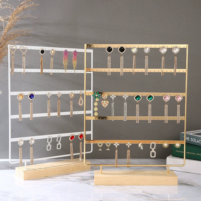Metal Wrought Iron Jewelry Rack For Earrings Display Advanced Sense Style - Image 3