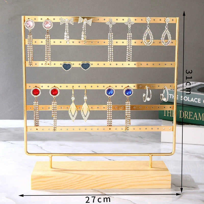 Metal Wrought Iron Jewelry Rack For Earrings Display Advanced Sense Style - Image 5