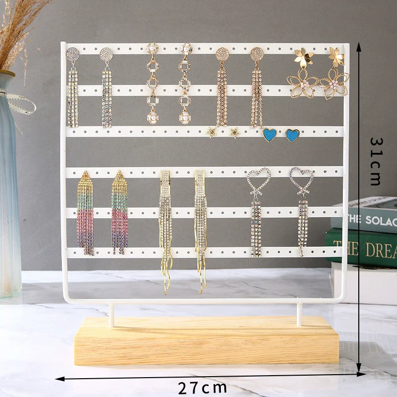 Metal Wrought Iron Jewelry Rack For Earrings Display Advanced Sense Style - Image 6