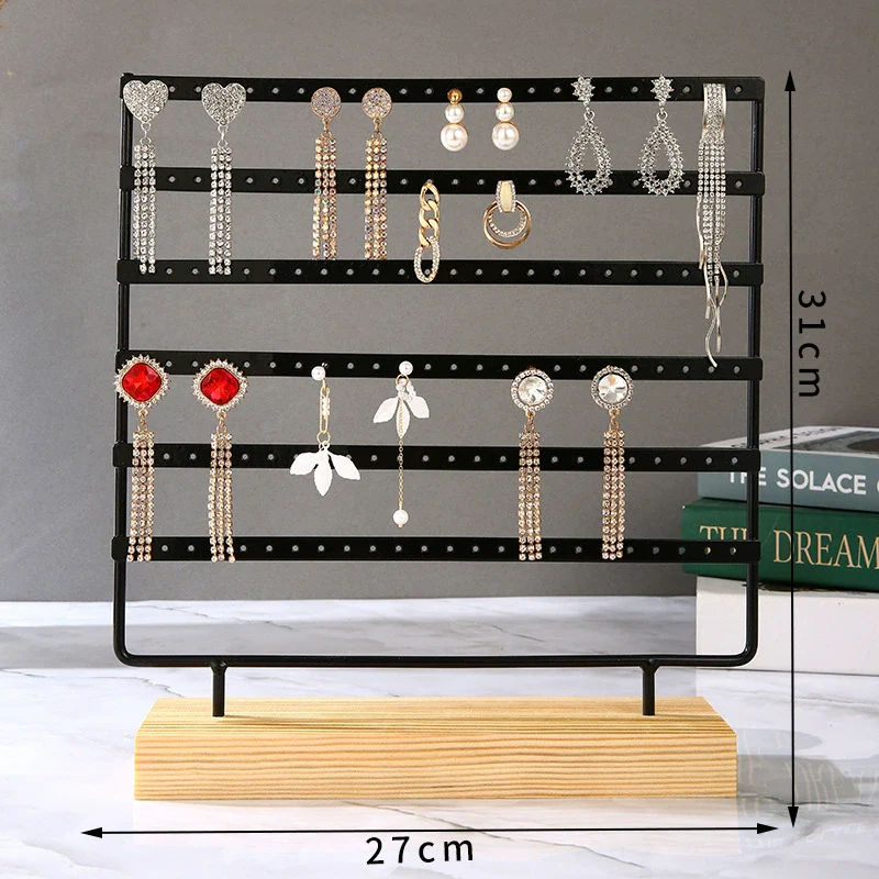 Metal Wrought Iron Jewelry Rack For Earrings Display Advanced Sense Style - Image 7