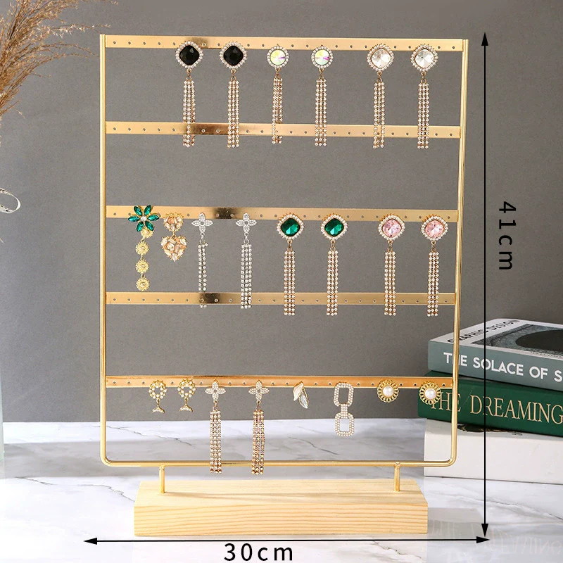 Metal Wrought Iron Jewelry Rack For Earrings Display Advanced Sense Style - Image 8