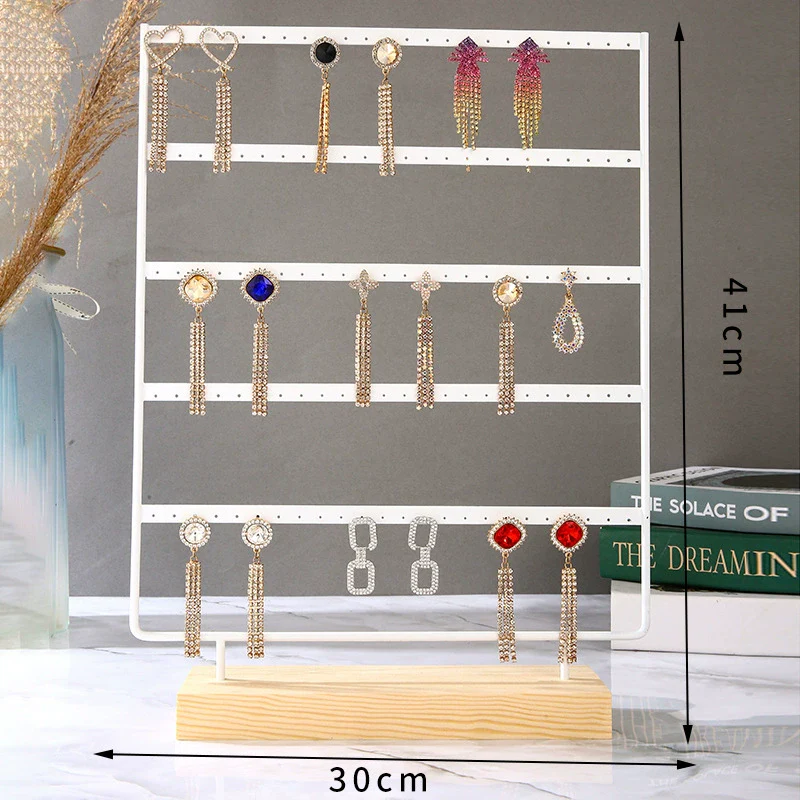 Metal Wrought Iron Jewelry Rack For Earrings Display Advanced Sense Style - Image 9