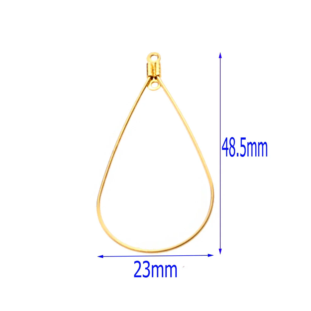 Multishape Stainless Steel Beaded Hanging Earrings Accessories With Electroplating Treatment - Image 16