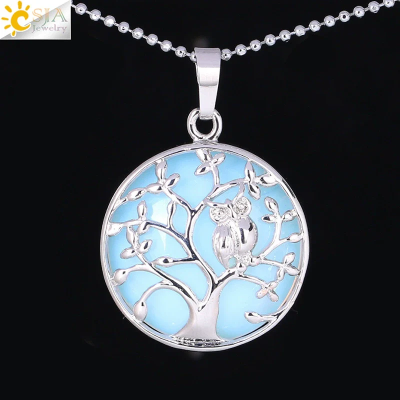 Natural Crystal Small Animal Owl Pendant Necklace Semiprecious Stone Alloy Copper Electroplated Minimalist Fashion Jewelry - Image 9