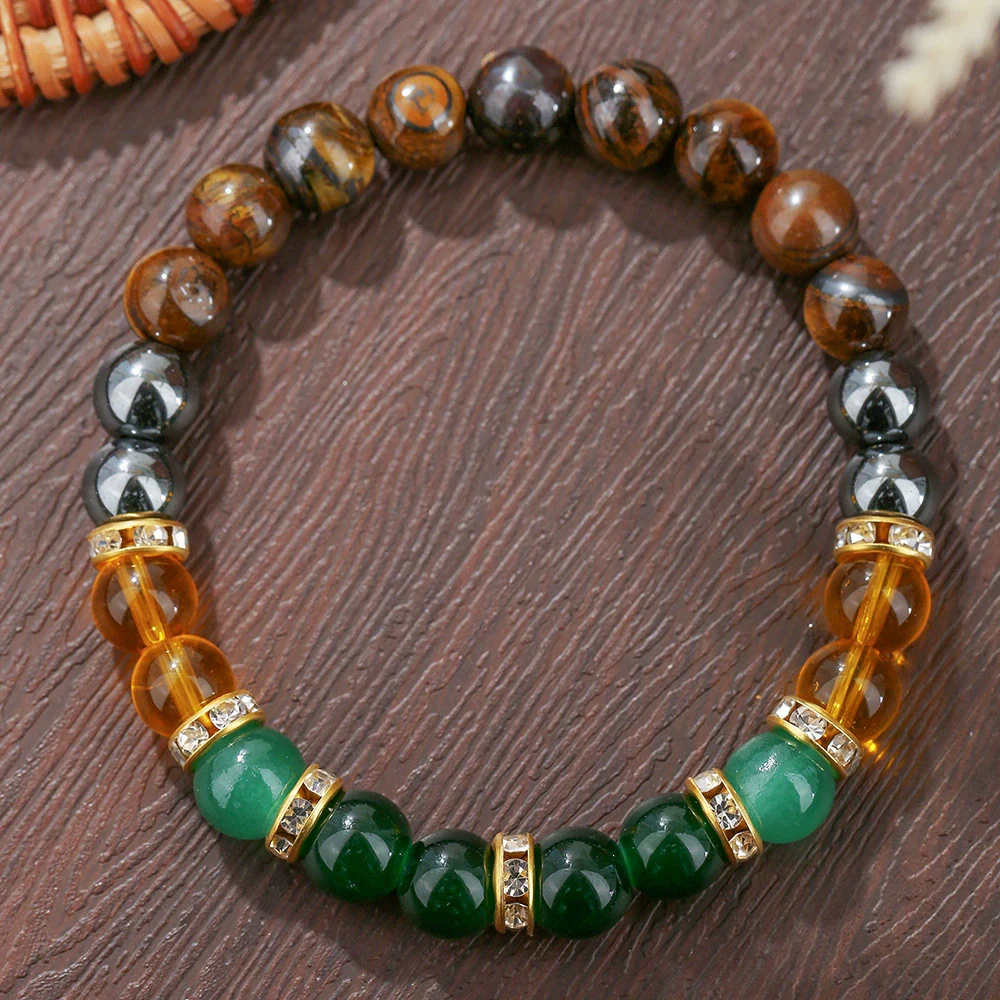 Natural Stone Crystal Handmade Bracelet For Unisex With Agate - Image 10