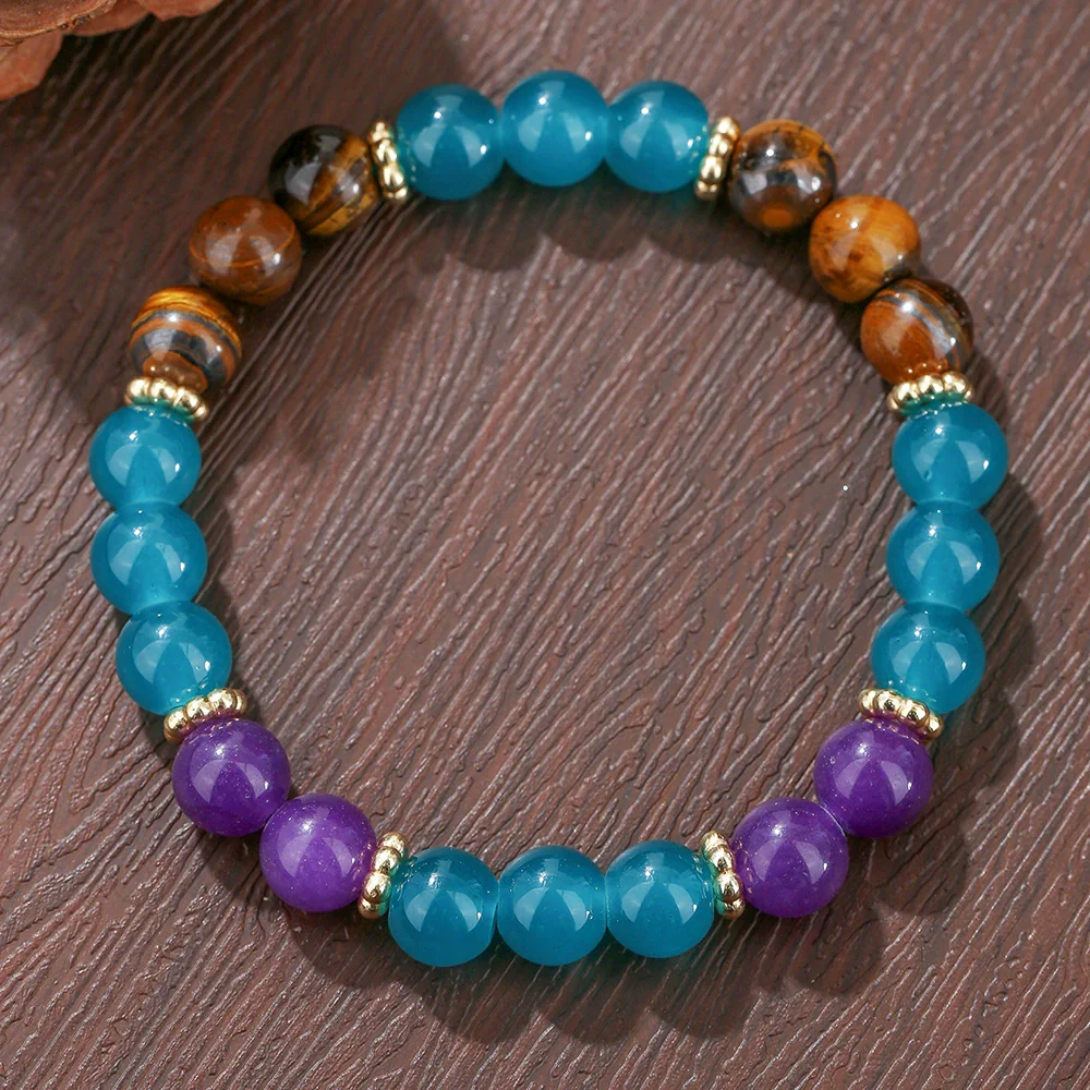 Natural Stone Crystal Handmade Bracelet For Unisex With Agate - Image 11