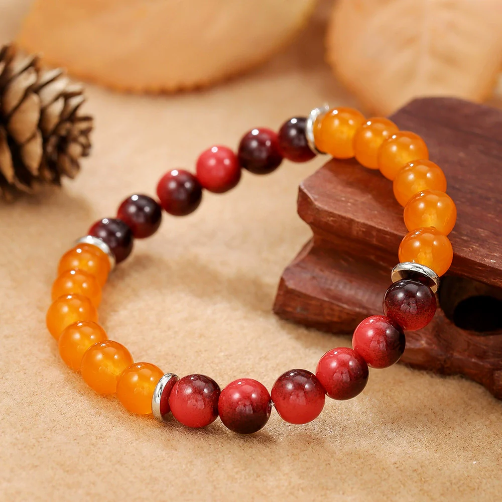 Natural Stone Crystal Handmade Bracelet For Unisex With Agate - Image 13