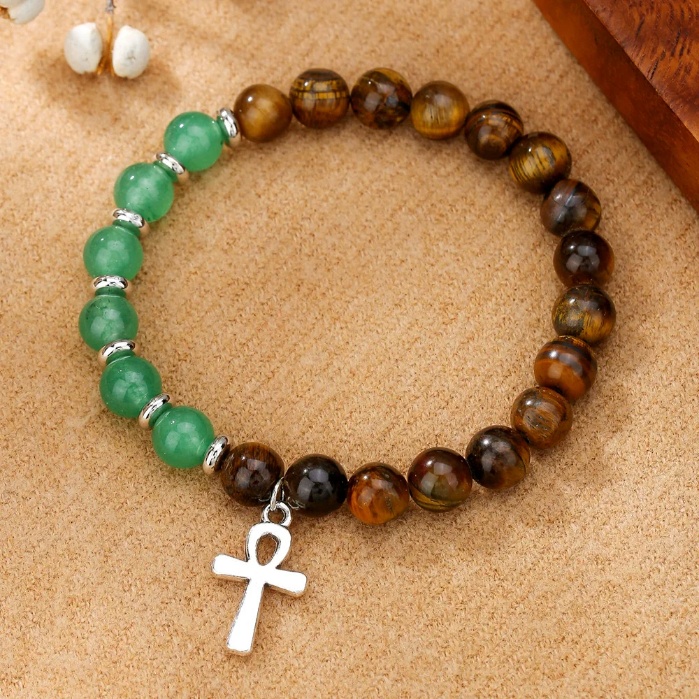 Natural Stone Crystal Handmade Bracelet For Unisex With Agate - Image 18