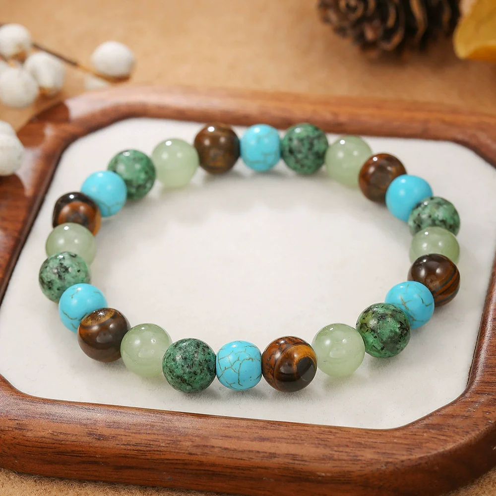 Natural Stone Crystal Handmade Bracelet For Unisex With Agate - Image 19