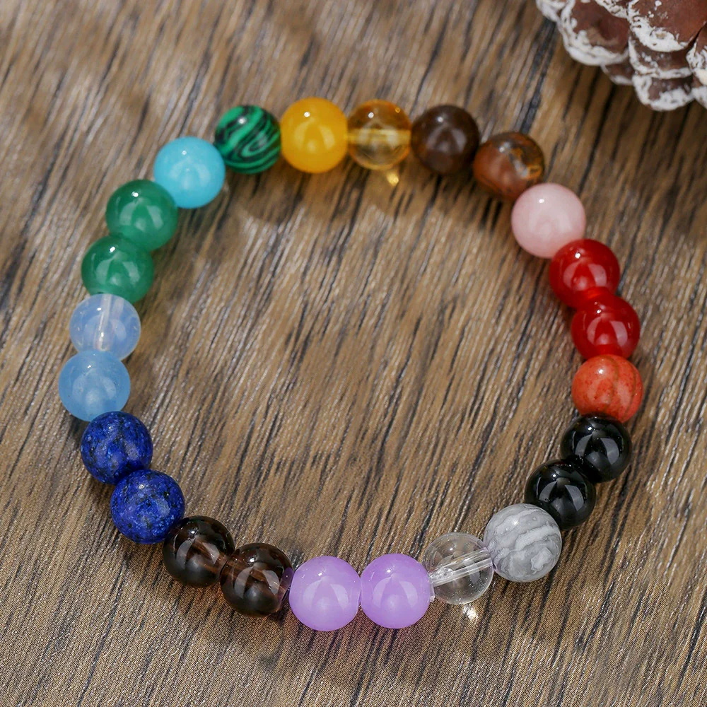 Natural Stone Crystal Handmade Bracelet For Unisex With Agate - Image 8
