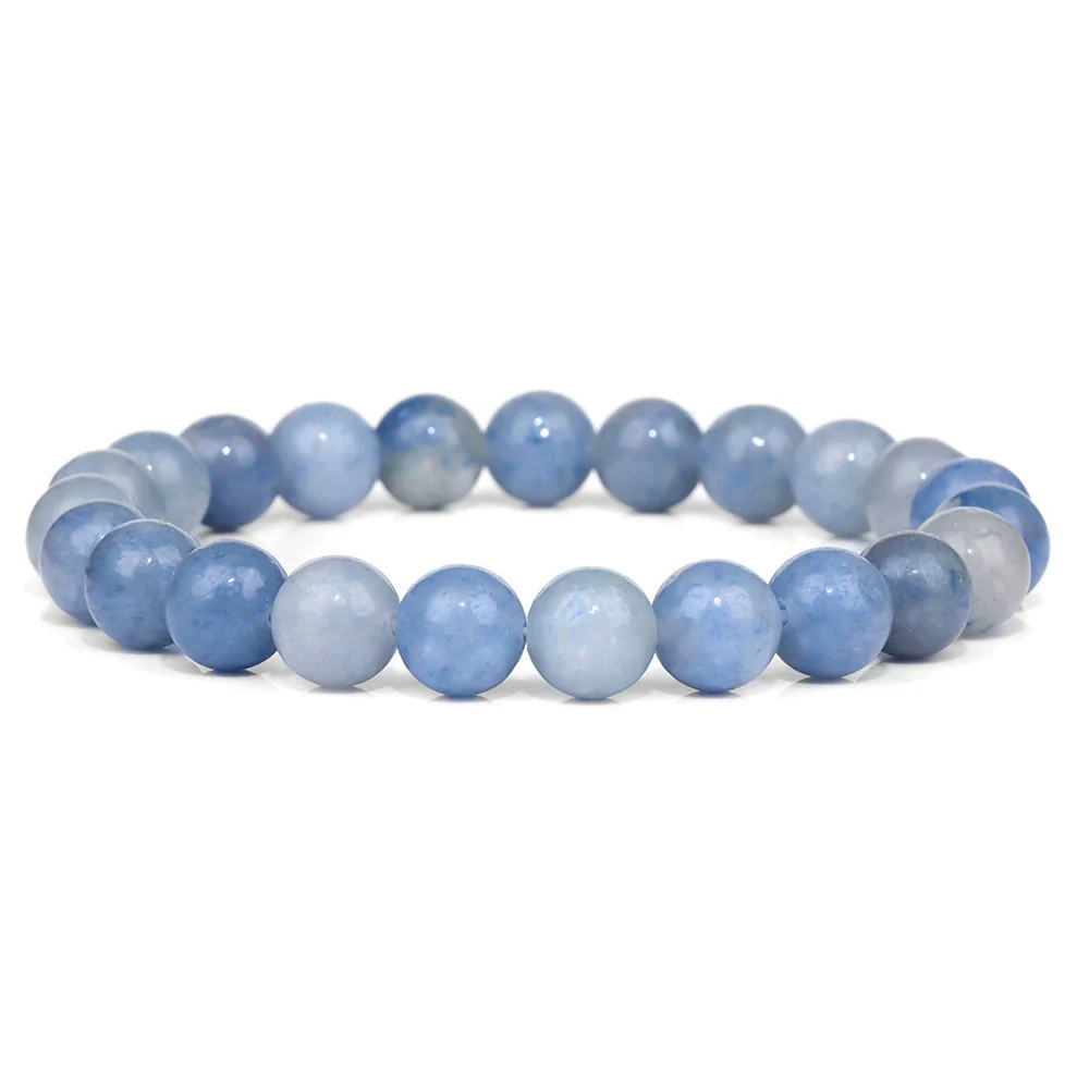 Natural Stone Handmade Fashionable Unisex Bracelet With Crystal Cat's Eye Agate - Image 10
