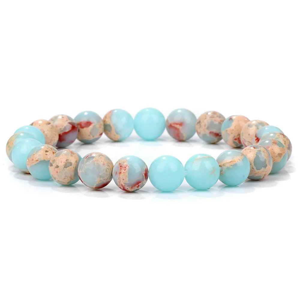 Natural Stone Handmade Fashionable Unisex Bracelet With Crystal Cat's Eye Agate - Image 11