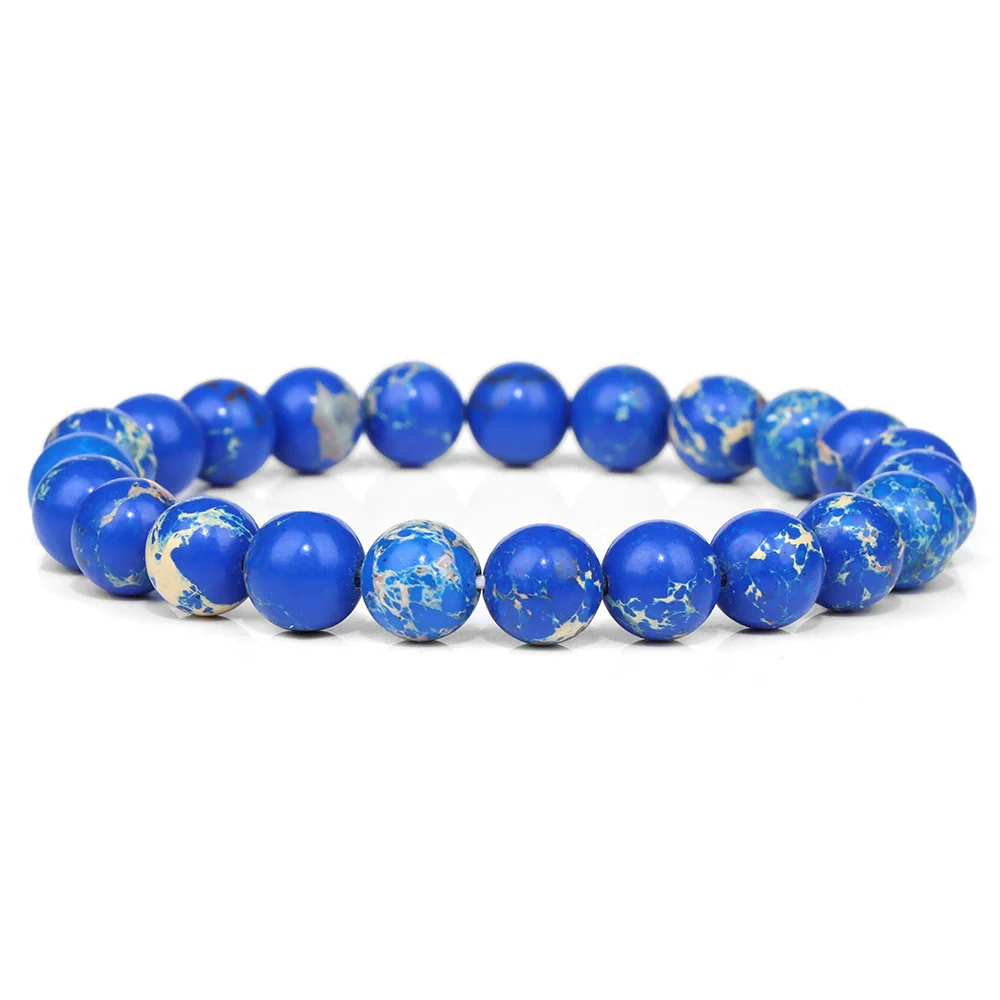Natural Stone Handmade Fashionable Unisex Bracelet With Crystal Cat's Eye Agate - Image 18