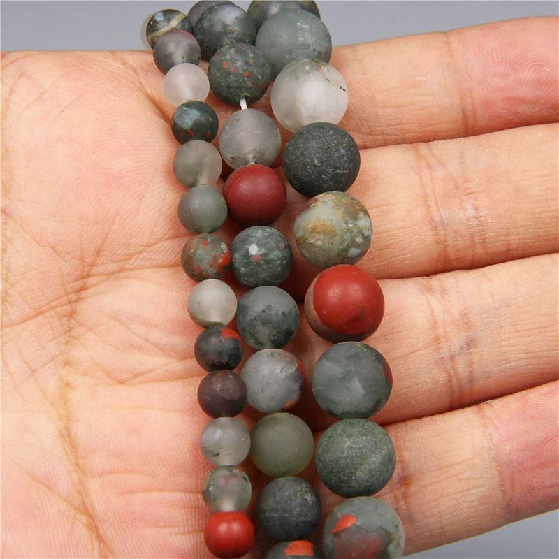 Natural Stone Round Beads Electroplated Jewelry Making Accessories For Handmade Bracelet And Necklace - Image 18