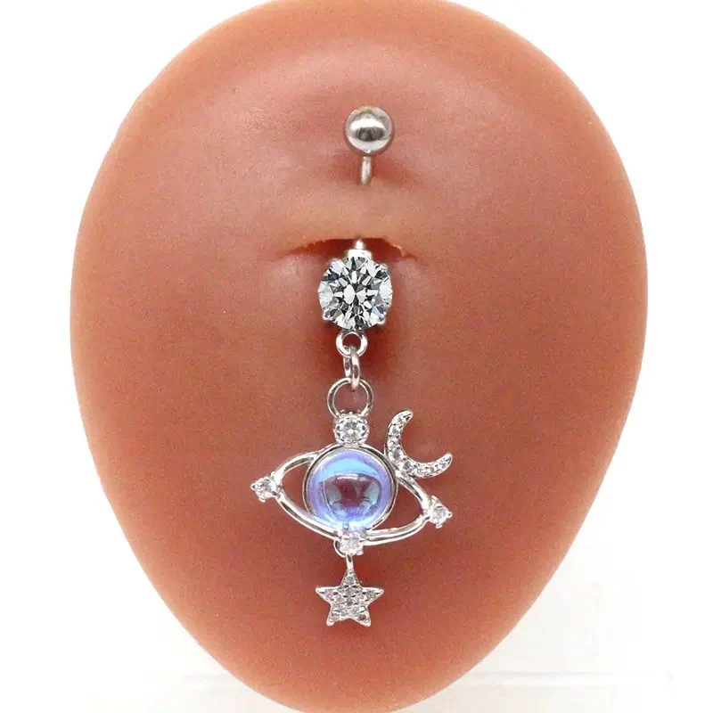 Navel Ring Stainless Steel Animal Zodiac Electroplated Body Piercing Jewelry - Image 2