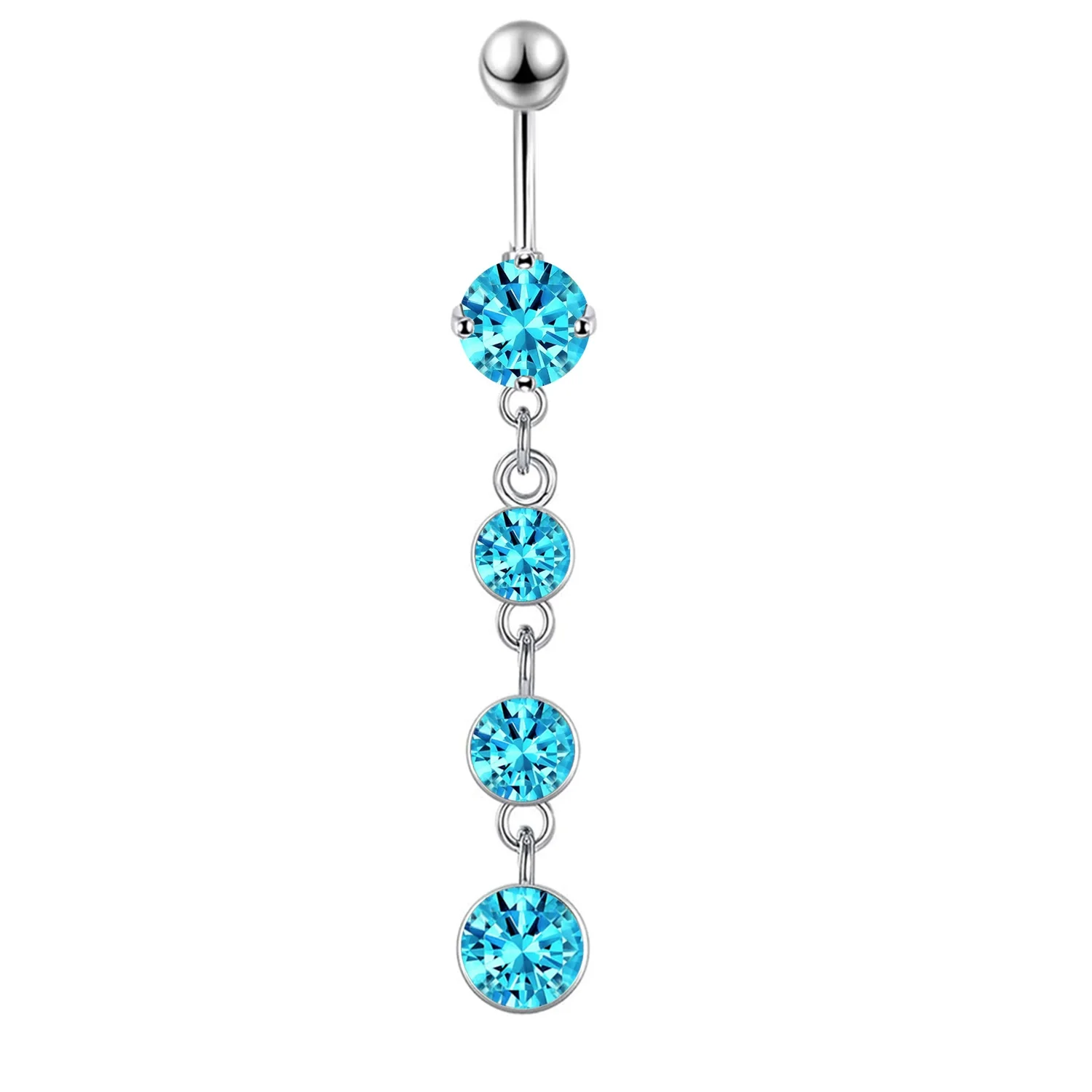 Navel Ring Stainless Steel Heart Shape Electroplating Accessories - Image 8