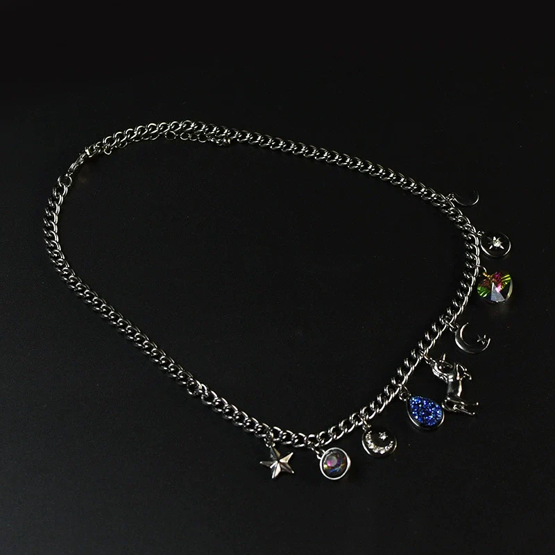 Necklace Alloy Constellation Inlaid Crystal Creative Popular Style - Image 4