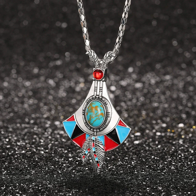 Necklace Alloy Geometric Electroplating Bohemian Style Women's Jewelry - Image 2